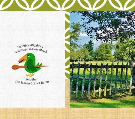 Gruenvogels Landgasthof Zum Gruenen Baum Oberzent Zewnętrze zdjęcie